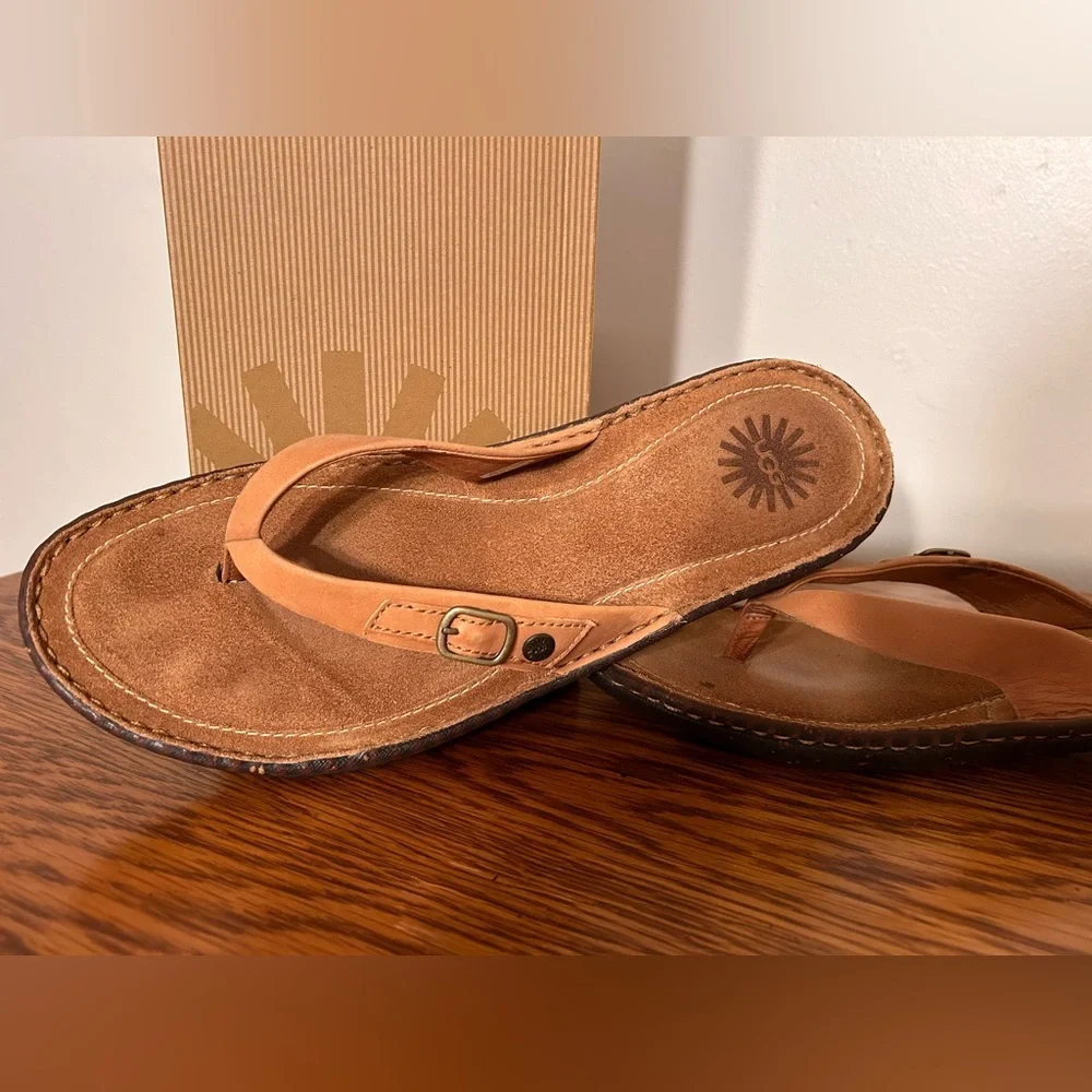 Very gently worn Ugg Women’s Thong Sandals. In original box. Size 9. - Picture 2 of 4